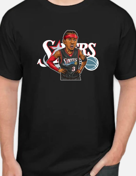 Iverson 76ers tee