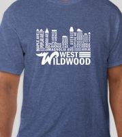 West wildwood street design shirt