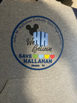 Save Hallahan hoodie with school song
