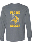 Wood soccer long sleeve shirt