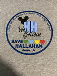 Save Hallahan long sleeve shirt no song on back