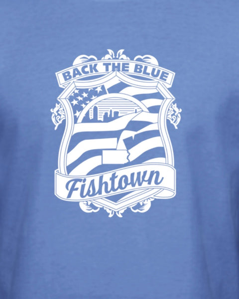 Fishtown Back the blue shirt